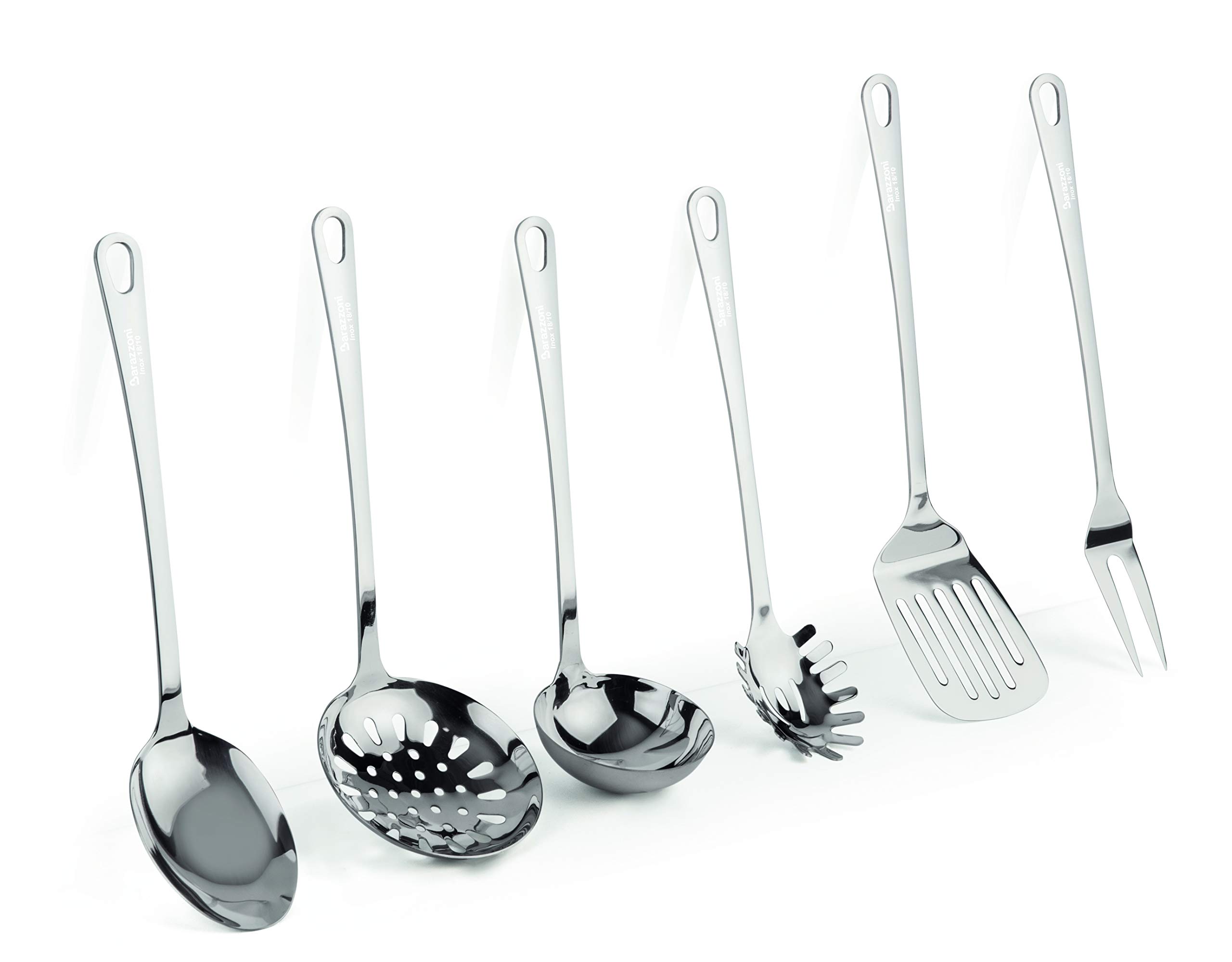 MONIX Génova Set di posate da 24 pezzi con coltello da bistecca, in acciaio inox 18/10, design moderno e moderno, finitura lucida lucida, spessore 2,5 mm (6 posate